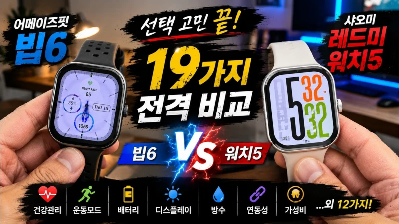 어메이즈핏 빕 5 (1.91인치 초대형 화면)