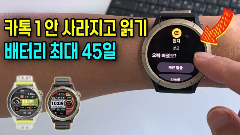 어메이즈핏 치타 프로 (마라톤 & 러닝 특화)